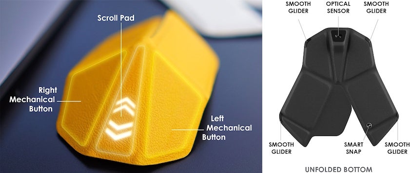 Clever Origami Travel Mouse Folds Thinner Than Your Laptop