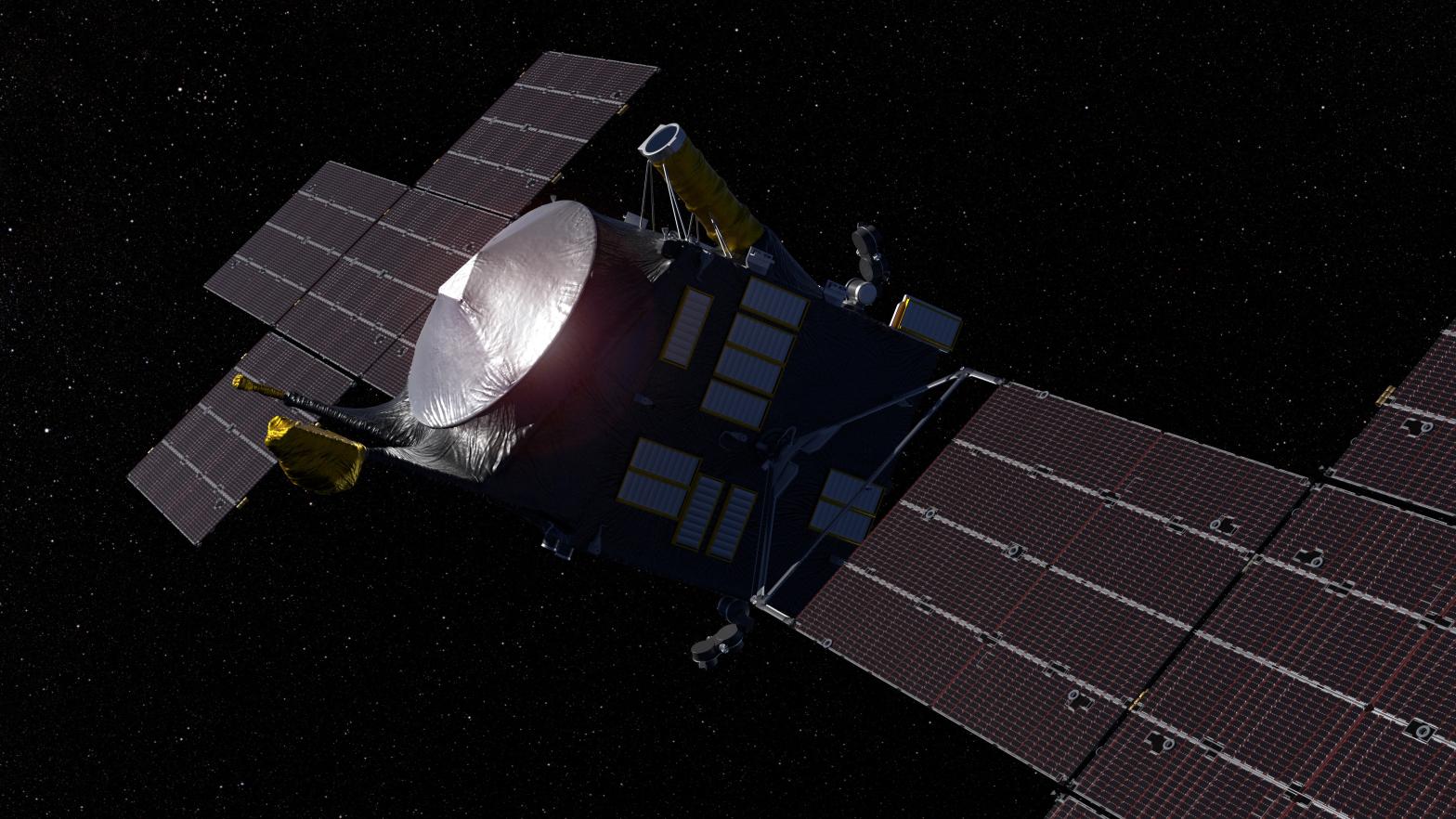 An illustration of NASA's Psyche spacecraft. (Illustration: NASA)