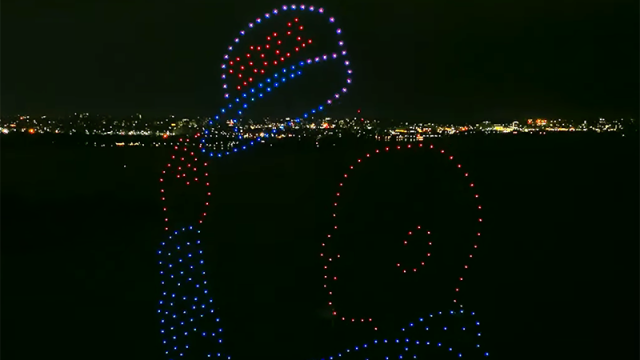 Candy Crush Company Finagles Massive Drone Display Over Hudson River Despite NYC’s Ban on Drones