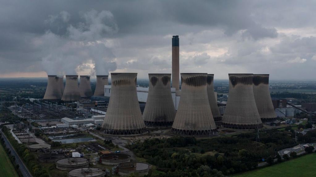 A general view of Drax Group Plc's Coal fired power station on October 09, 2021 in Drax, England.  (Photo: Dan Kitwood, Getty Images)
