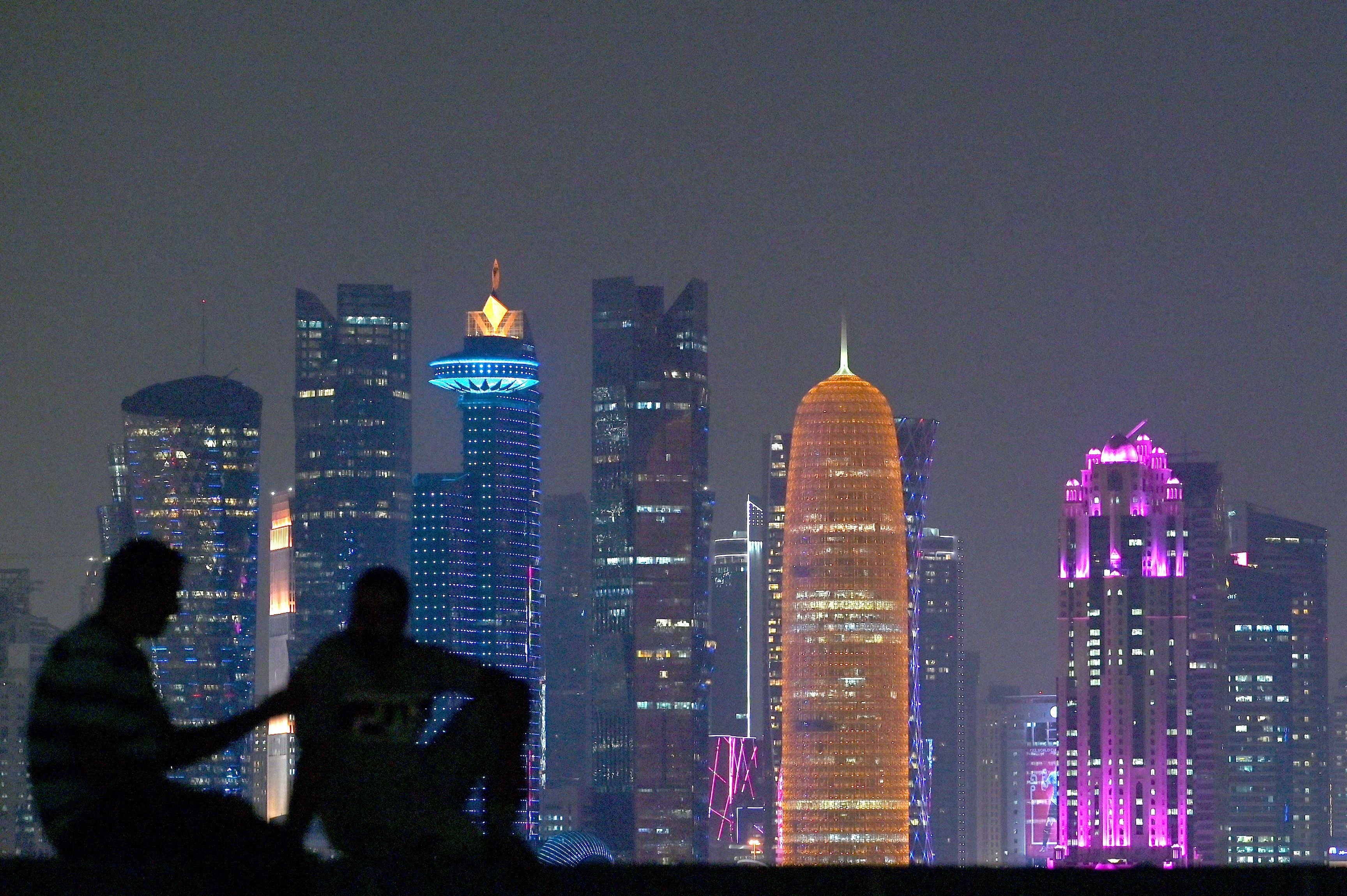 The city skyline of Doha in Qatar. (Photo: GABRIEL BOUYS/AFP, Getty Images)