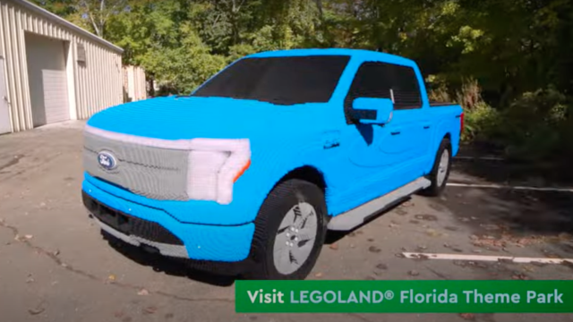 Full-Size Ford F-150 Lightning LEGO Replica Took 1,600 Hours to Create