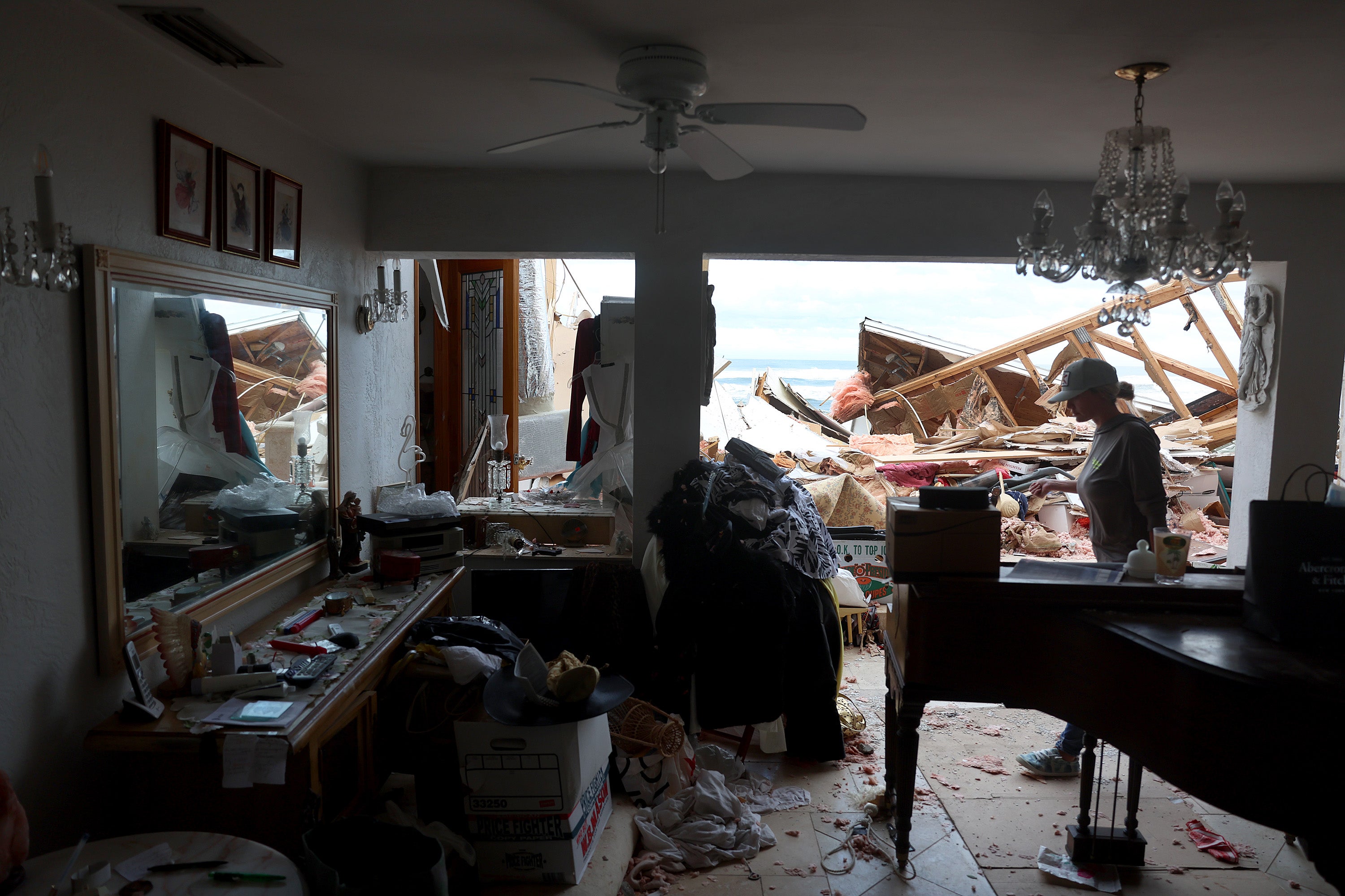 Photos and Videos Show Hurricane Nicole’s Destruction in Florida
