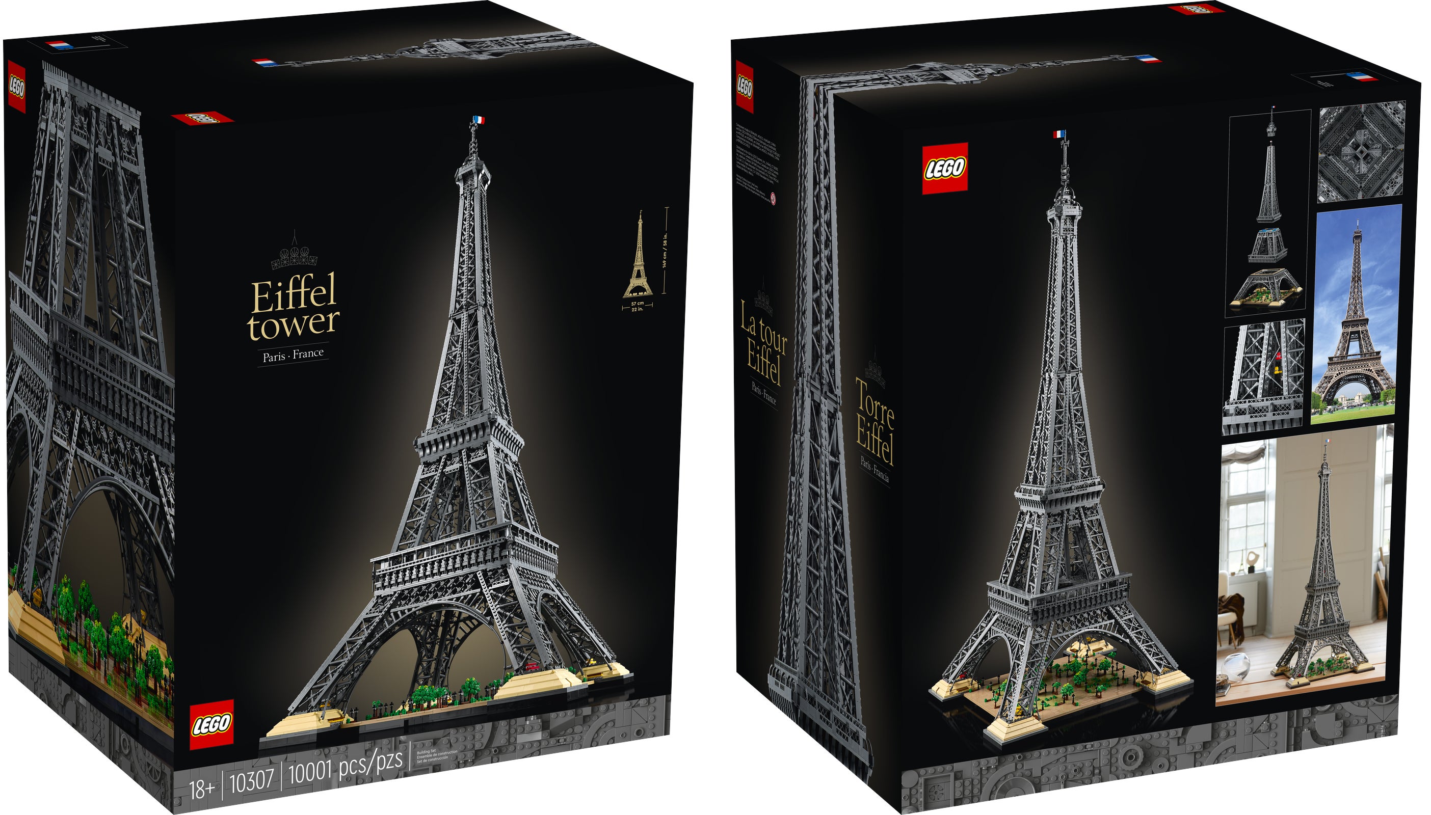 The Massive Five-Foot Tall Eiffel Tower Is the Tallest LEGO Set of All Time