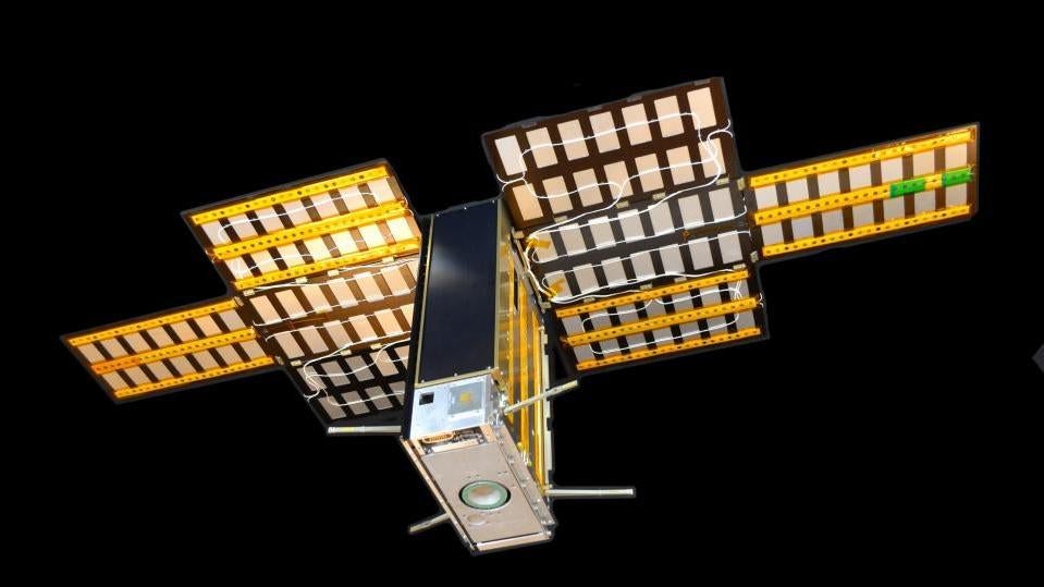 The cubesat is designed to use a miniaturized neutron spectrometer to count epithermal neutrons and map water abundance in the south polar region of the Moon. (Illustration: NASA)