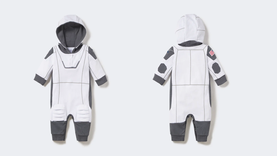 SpaceX Spacesuit onesie for infants and toddlers.  (Image: SpaceX)