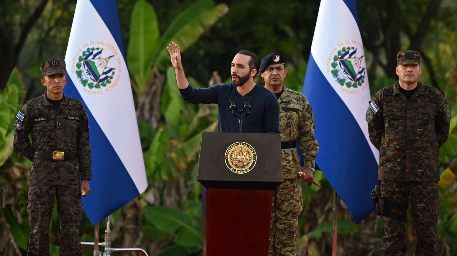 El Salvador's President Nayib Bukele has proved his dislike of journalists in the past, and a report from this year showed his government used Pegasus spyware to infect reporters' phones. (Photo: MARVIN RECINOS/AF, Getty Images)