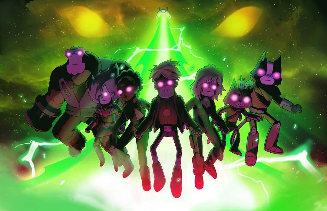 ...But a sci-fi series like Final Space? Not so much. (Image: ShadowMachine/Warner Bros.)