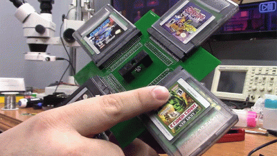 Fantastically Ridiculous Hack Puts Four Cartridges on One Game Boy