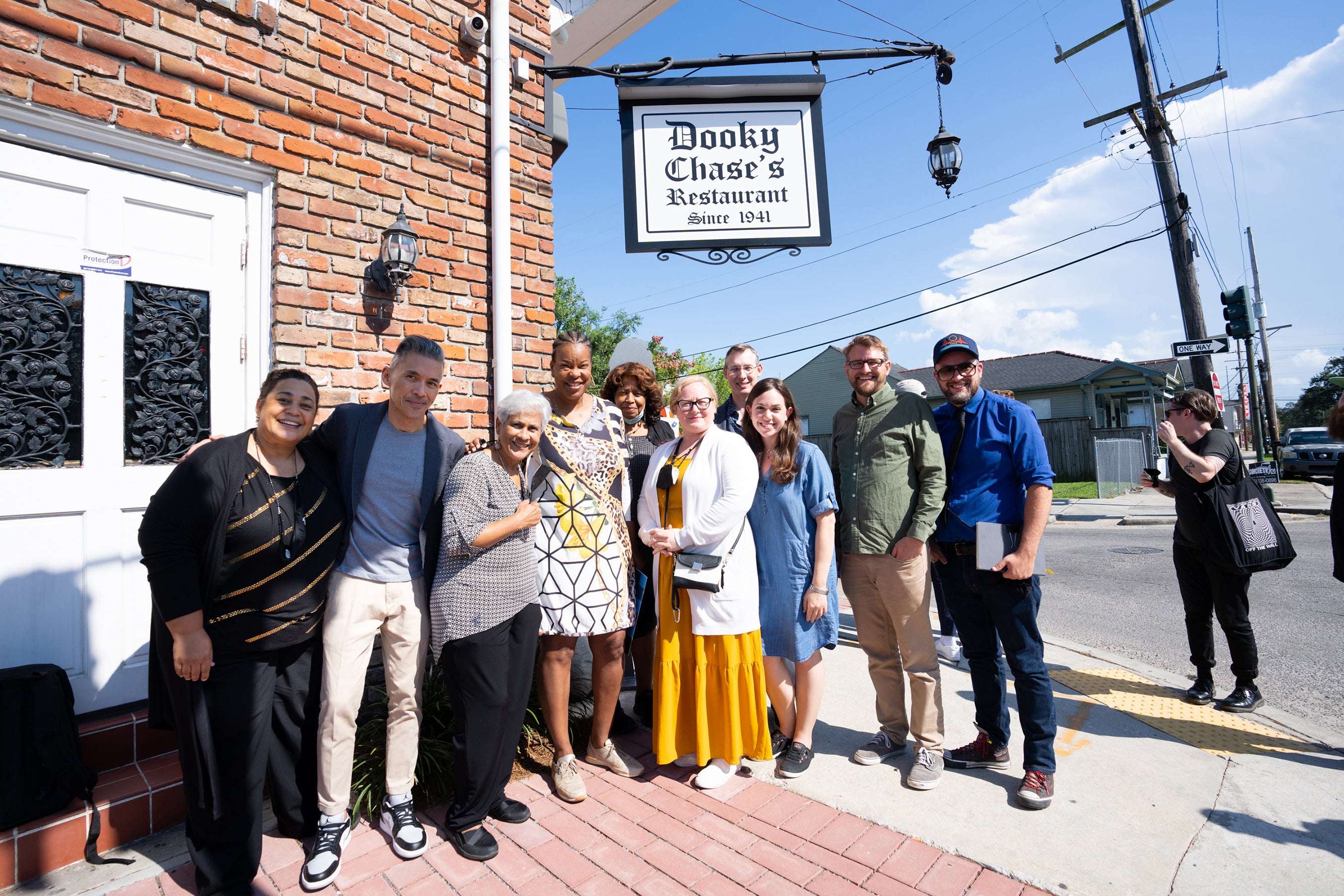        Walt Disney Imagineers met the team at the historic Dooky Chase's Restaurant during their research in New Orleans for Tiana's Bayou Adventure.     (Image: Disney Parks)