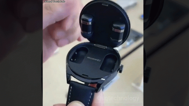 Huawei Made a Smartwatch That Pops Open to Reveal a Pair of Wireless Earbuds Inside