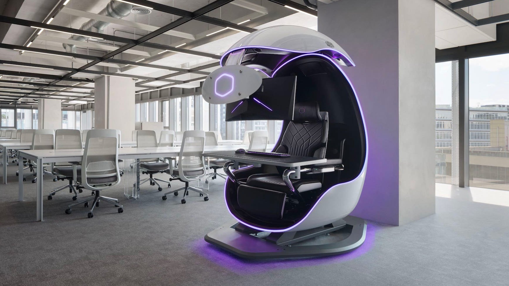 Cooler Master’s Orb X Is an Immersive Gaming Pod That Lets You Further Seclude Yourself From Society