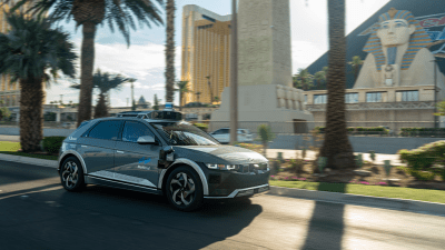Uber Robotaxis Come to Las Vegas, but the Driverless Vehicles Still Have Drivers
