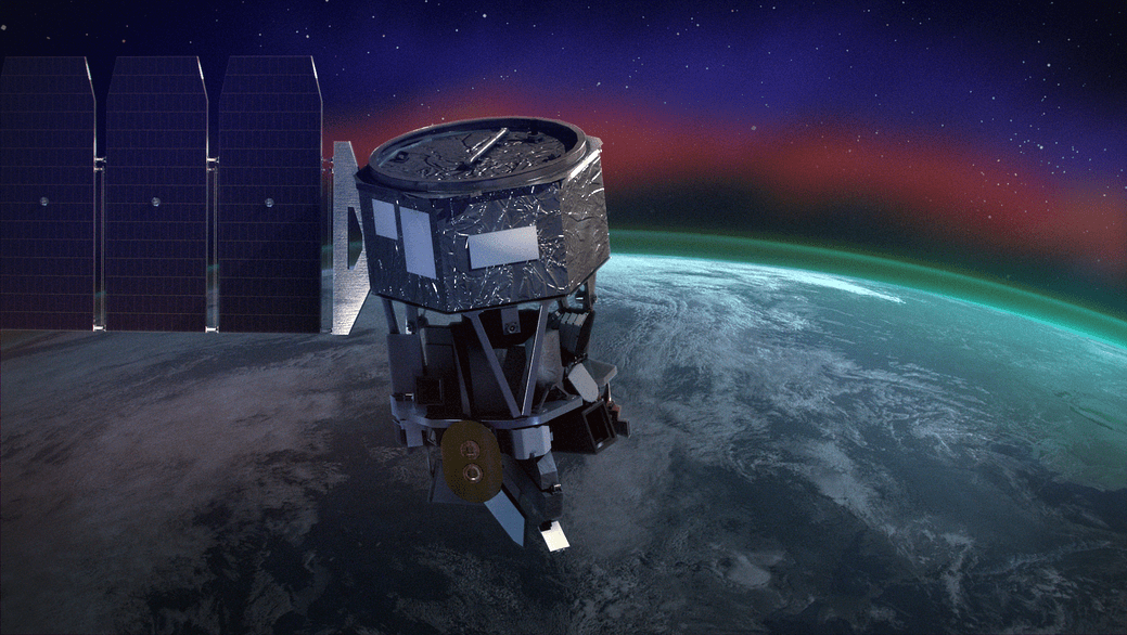 An artist's depiction of the ICON spacecraft. (Illustration: NASA)