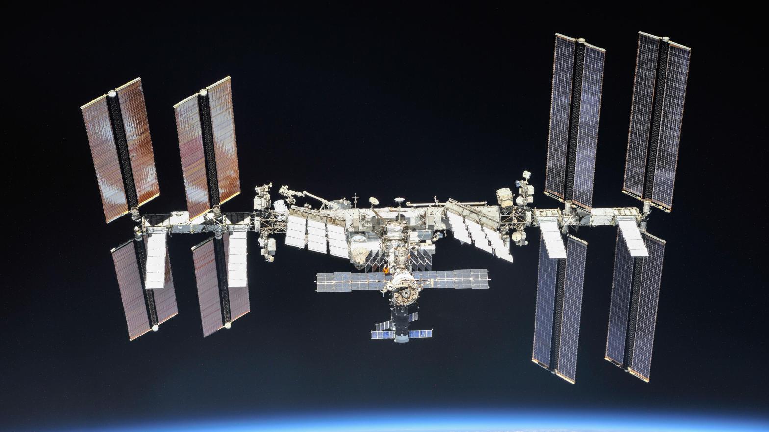 The Space Act Agreement between NASA and Colgate-Palmolive allows the company to access the International Space Station. (Image: NASA/Roscosmos)