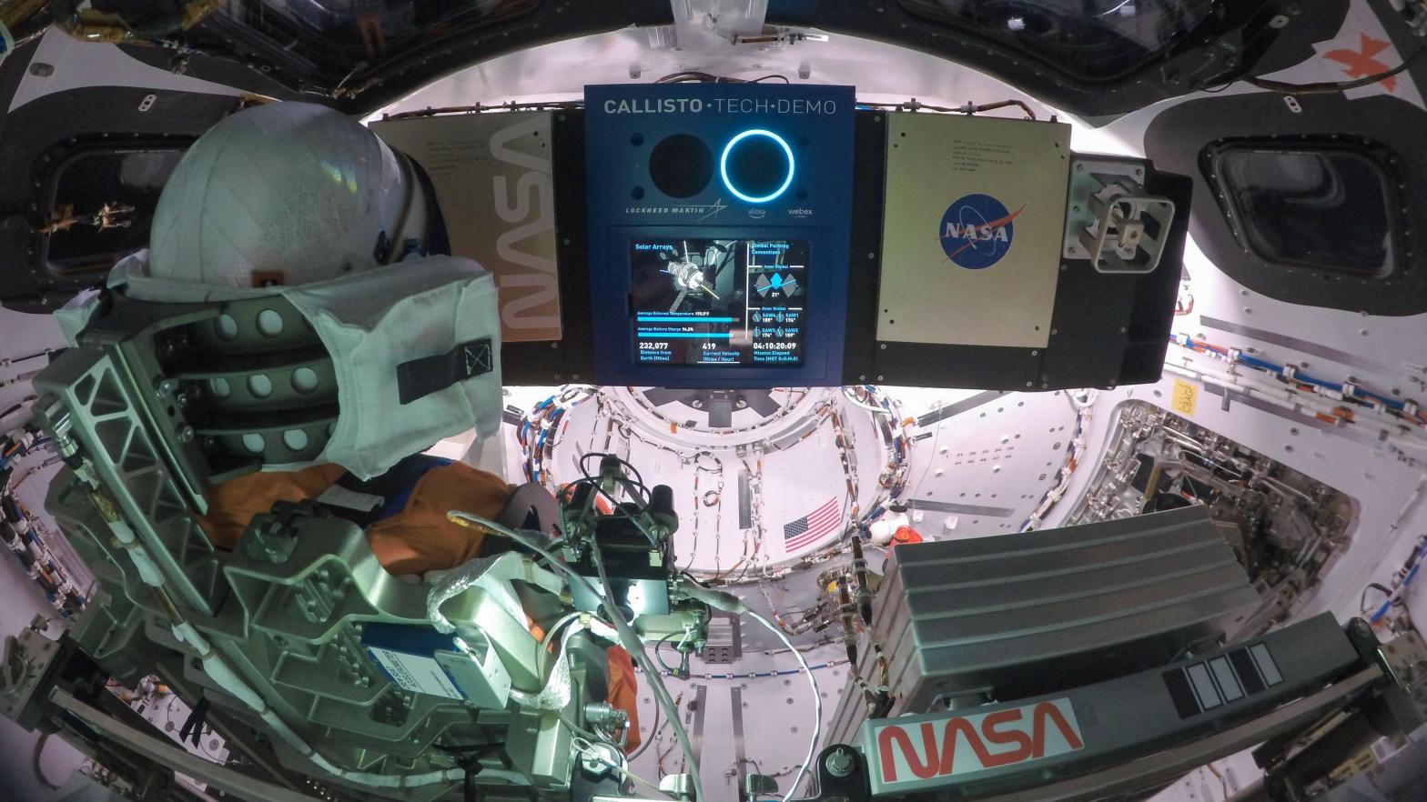 The Orion capsule was uncrewed but filled with several mementos.  (Image: NASA)