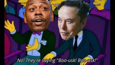 Twitter Users Skewer Elon Musk for Claiming He Got ‘90% Cheers’ at Chappelle Show
