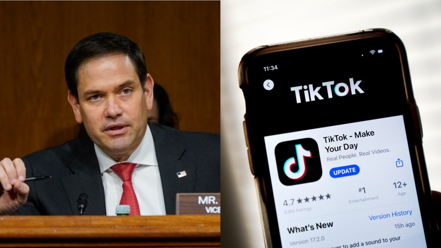 Senator Marco Rubio (R-FL) authored the legislation with help from Representatives Mike Gallagher (D-WI) and Raja Krishnamoorthi (D-IL) (Image: Drew Angerer, Getty Images,Image: Drew Angerer, Getty Images)