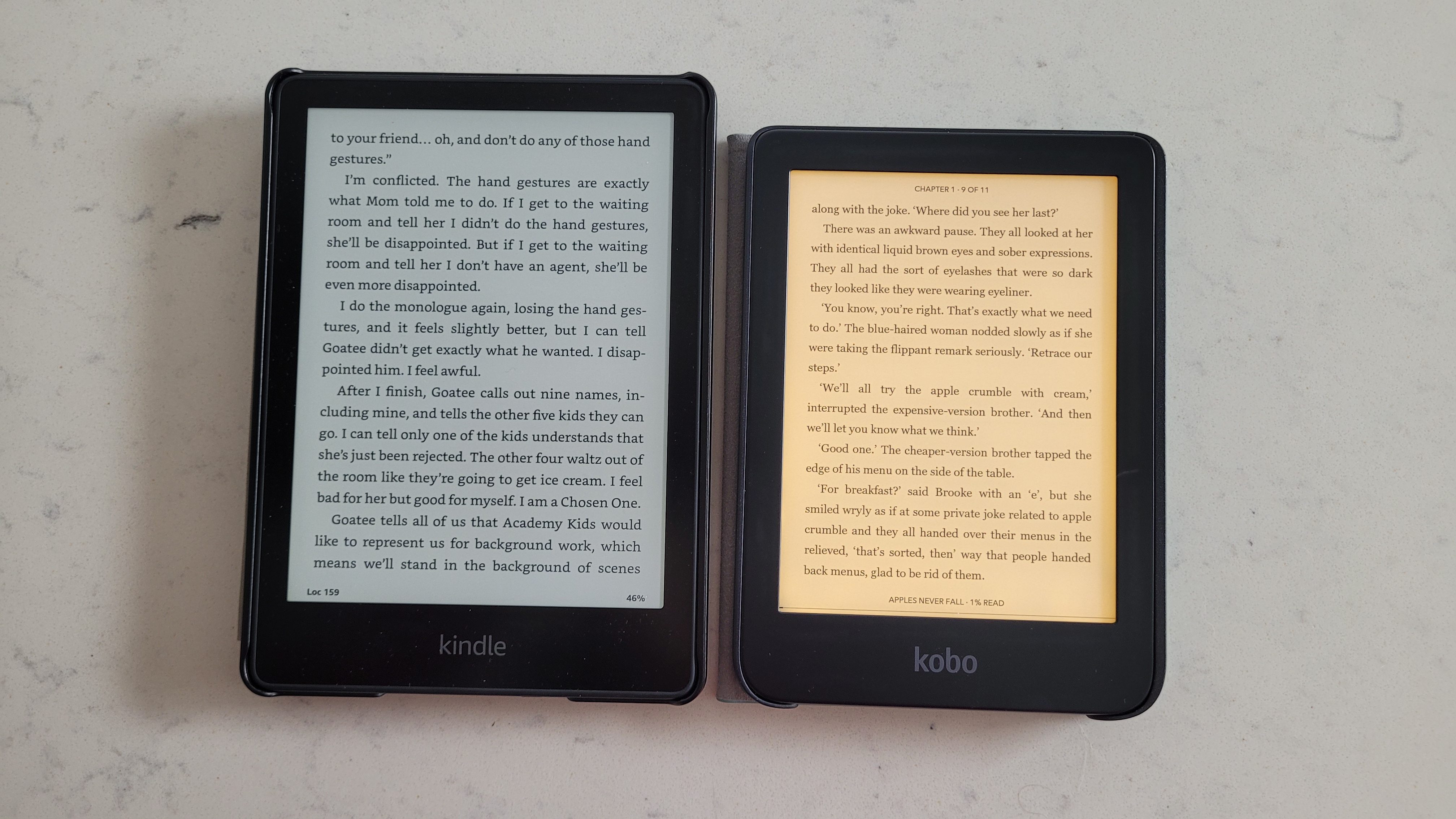 Kobo Clara 2E vs Kindle Paperwhite 2021