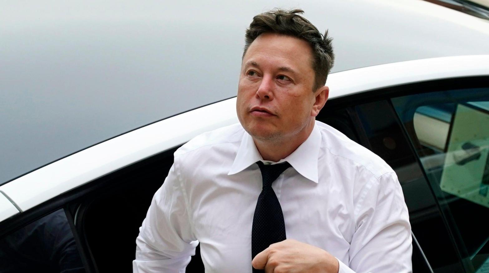 Elon Musk arrives at the justice centre in Wilmington, Del., Tuesday, July 13, 2021. (Photo: Matt Rourke, File, AP)
