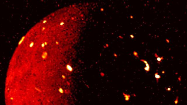 Jupiter’s Moon Io Is Glowing With Volcanoes in New Image From NASA Probe