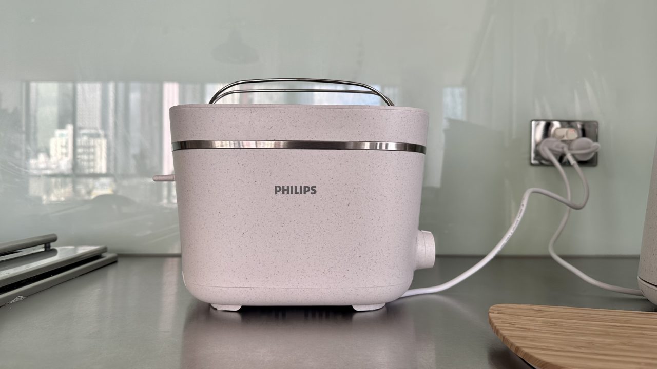 Philips eco breakfast set toaster side view