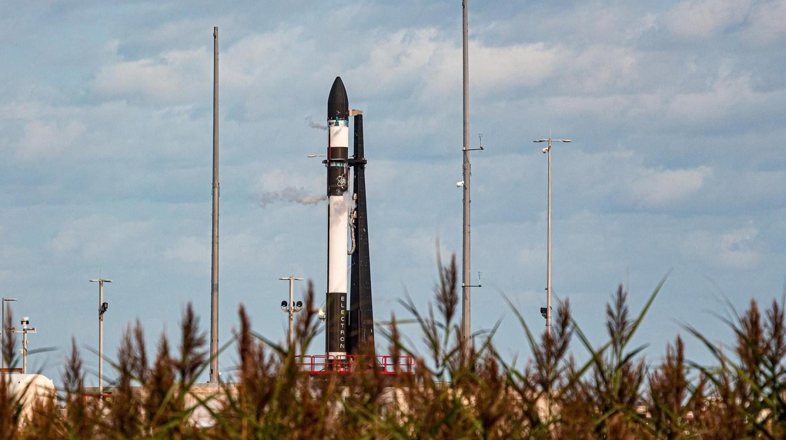 The Electron rocket on Launch Complex 2 on Wallops Island. (Photo: NASA)