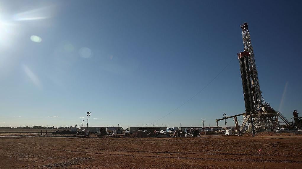 A fracking site  in the oil town of Midland, Texas.  (Photo: Spencer Platt, Getty Images)