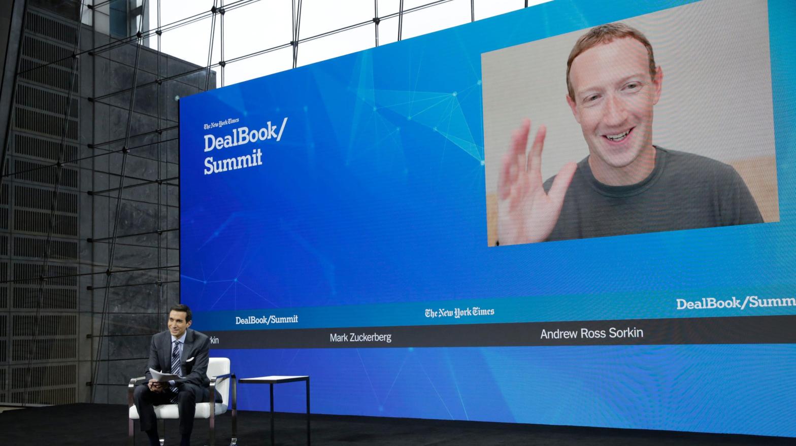 Mark Zuckerberg, shown here during an interview at the 2022 New York Times DealBook Summit, has avoided depositions in lawsuits regarding the massive Cambridge Analytica scandal. (Photo: Thos Robinson, Getty Images)