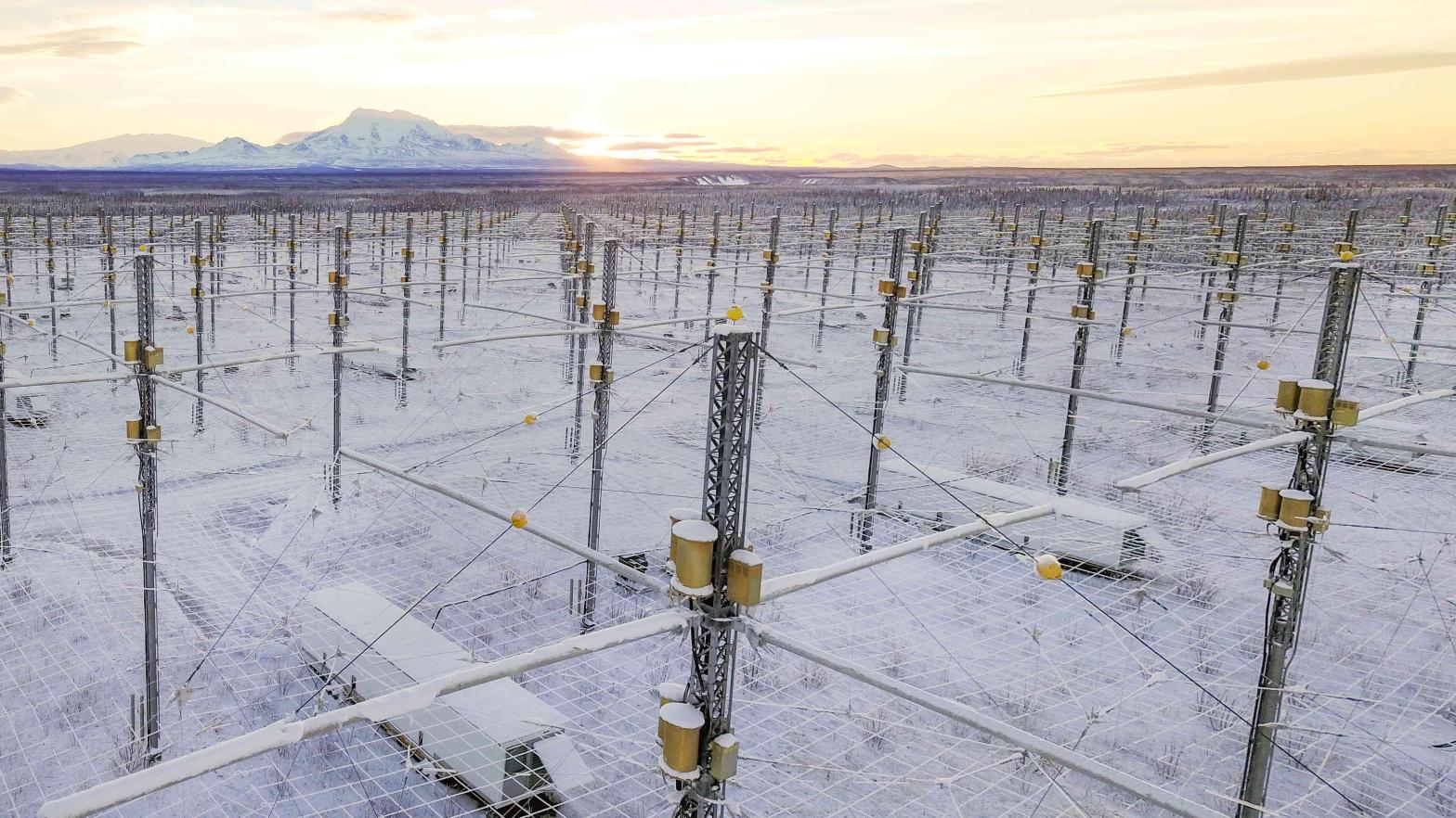 The HAARP facility's antenna array includes 180 antennas spread across 33 acres. (Photo: HAARP)