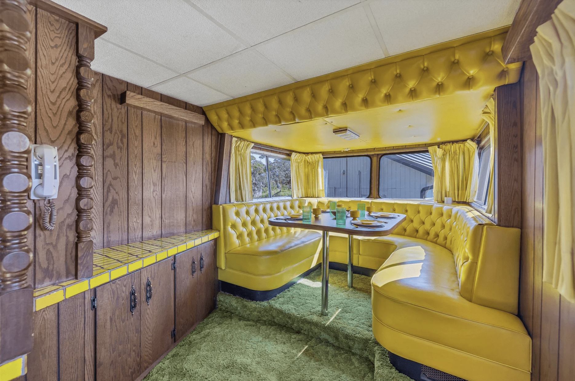 You Have to See the Inside of This ’70s Tractor-Trailer Motorhome
