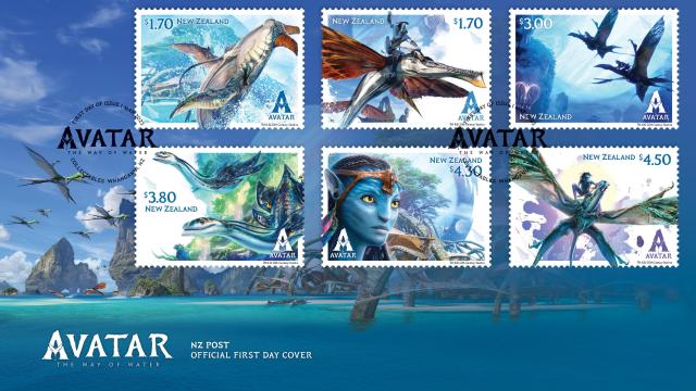 New Zealand Celebrates Avatar: The Way of Water With These Stunning Stamps