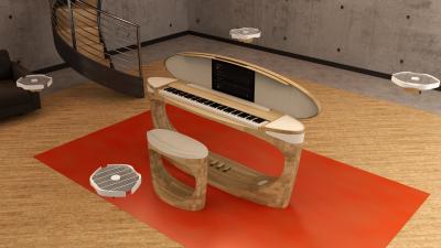 Roland’s Concept Piano Uses Flying Surround Sound Drone Speakers — Because We All Know How Quiet Those Are