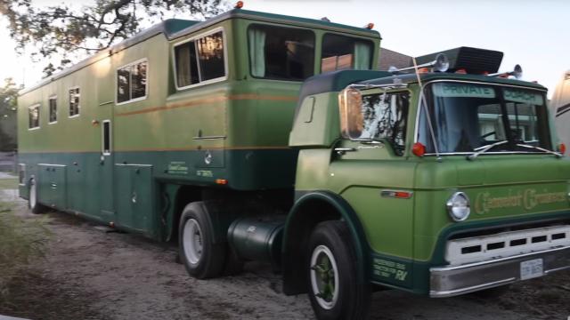 The 1974 Camelot Cruiser Tractor Trailer RV Is Even Cooler Than We Thought