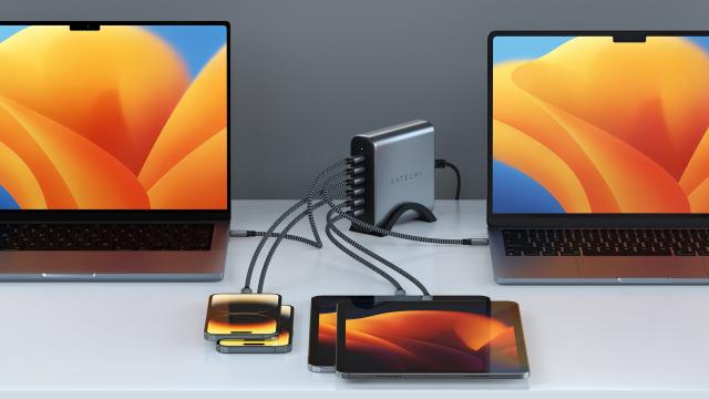 Banish Power Adapters From Your Desk With Satechi’s USB-C Hub That Charges Six Devices at Once