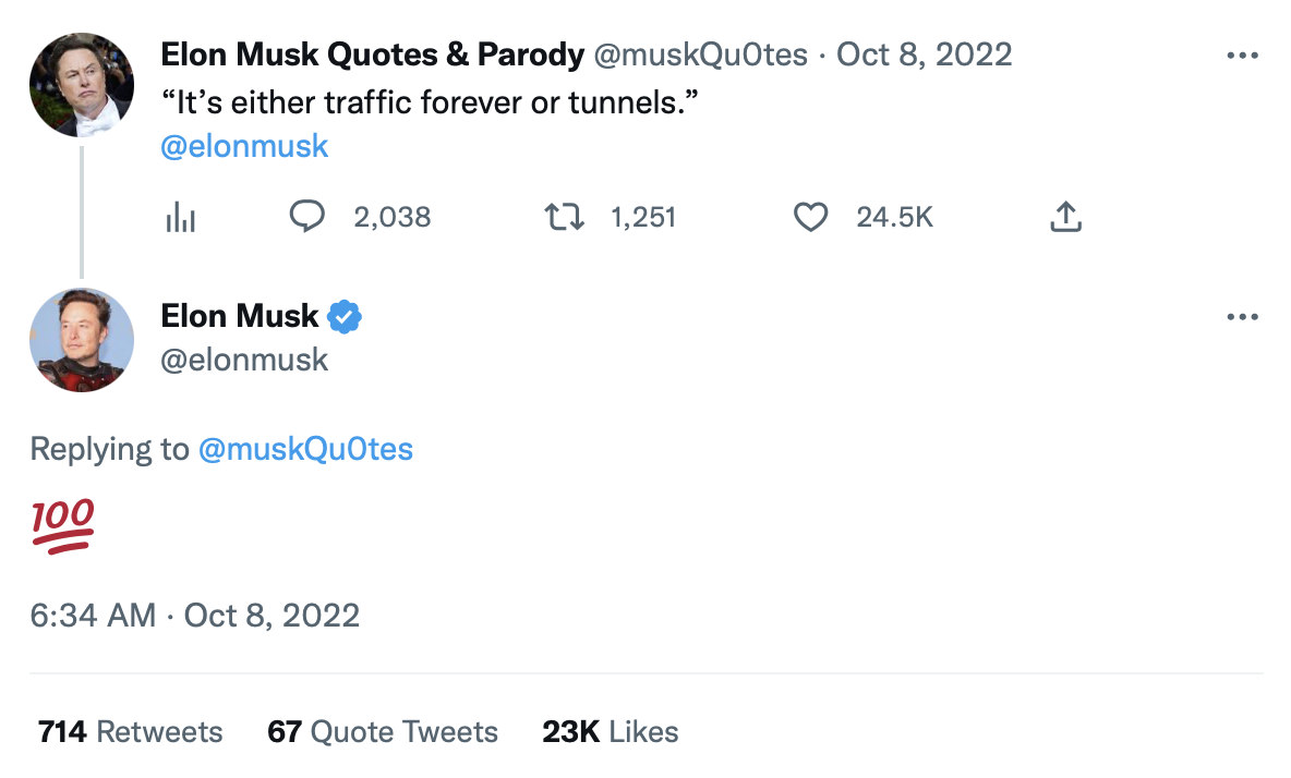 12 Times Elon Musk Replied Lovingly to Elon Musk Quotes on Twitter