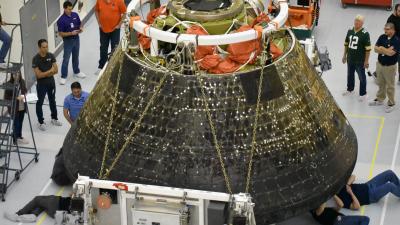 NASA Begins Inspection of Orion Spacecraft, Freshly Returned From the Moon