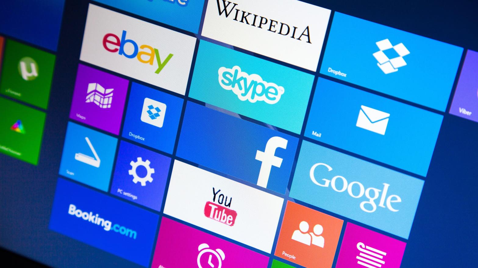 Windows 8 was known for its radical change to the OS app screen. Since then, Microsoft has reincorporated default features like the Start button in Windows 10 and 11. (Image: George Dolgikh, Shutterstock)