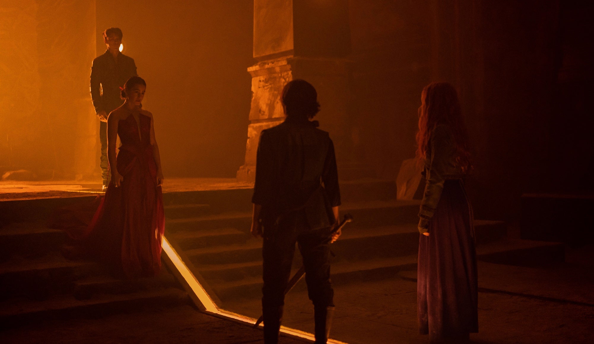 The Crone meets Kit and Elora. (Image: Lucasfilm)