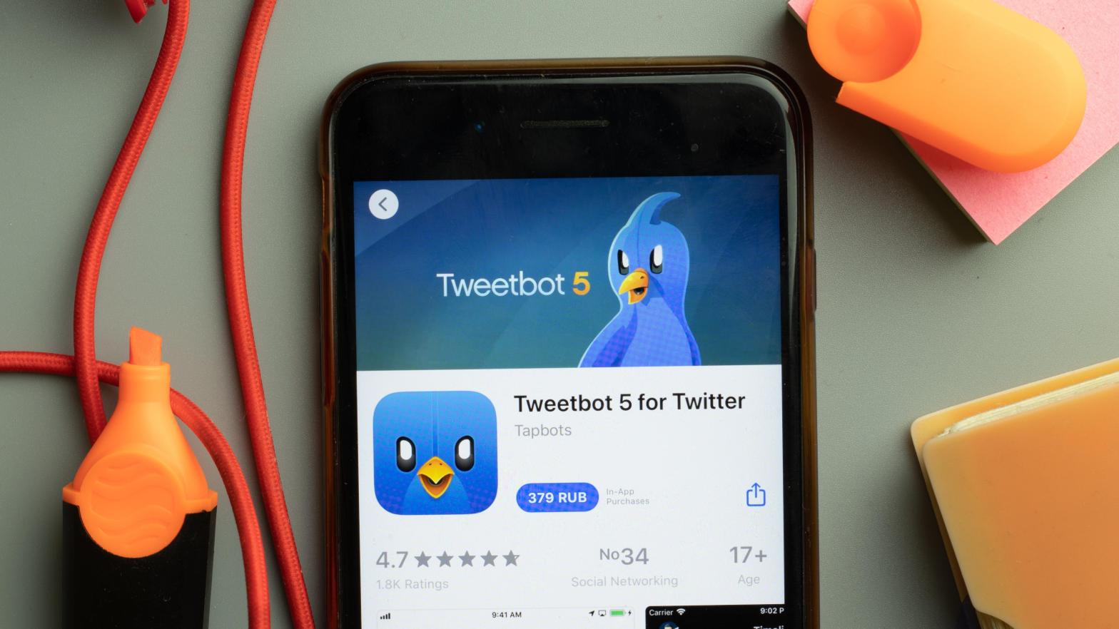 Tweetbot allows users to customise their Twitter-viewing experience, and operates using the platform's API.  (Image: Postmodern Studio, Shutterstock)