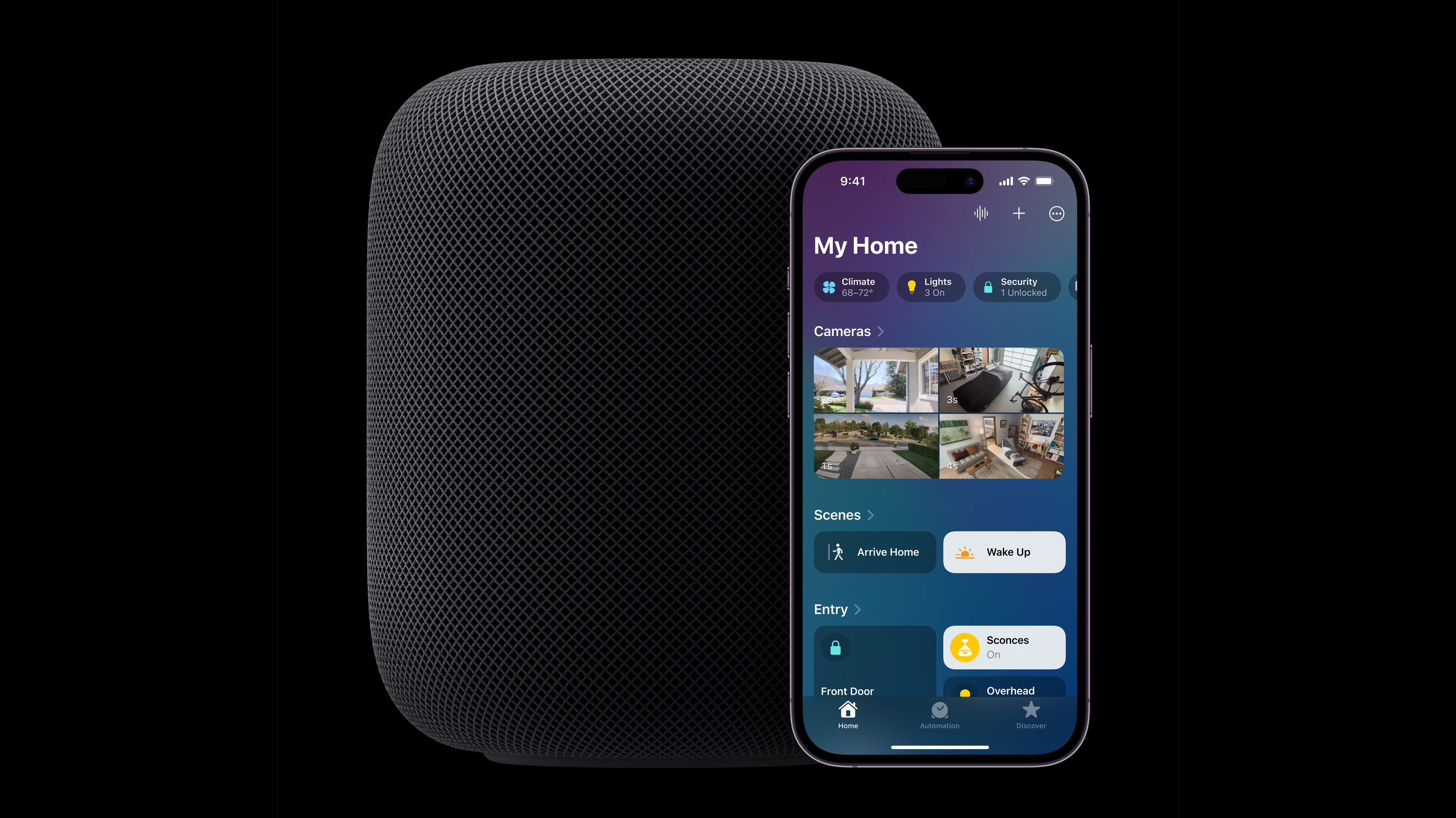 Apple's second-gen HomePod includes a temperature sensor to let you know how humid a room is in your smart home.  (Image: Apple)