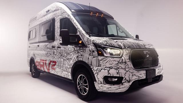 Winnebago Turned Ford’s E-Transit Into an Electric Adventure Van