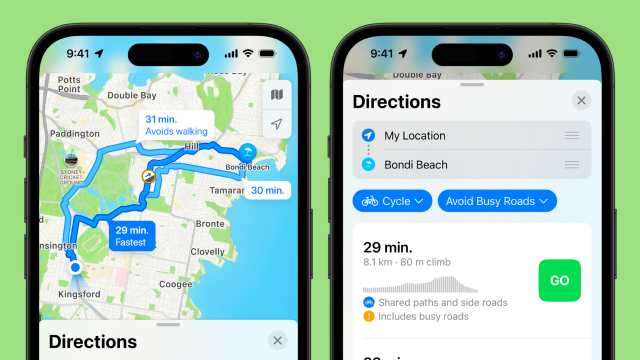 No Longer Riding Into the Abyss: Apple Maps Has Cycling Directions Now