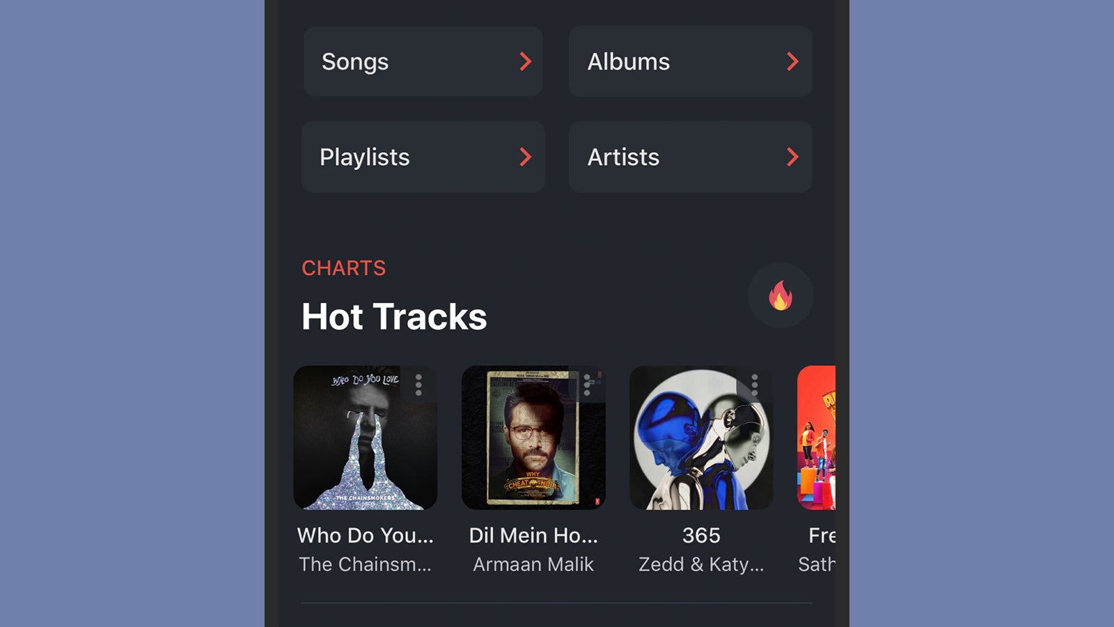 The sleek Soor is another option for Apple Music. (Screenshot: Soor)