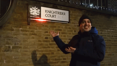 Clever Hacker Finds the Perfect Way to Creatively Vandalise London’s Knightrider Court