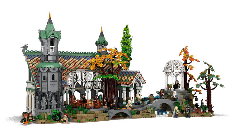 The 6,167-Piece Rivendell Is the One LEGO Lord of the Rings Set to Rule Them All
