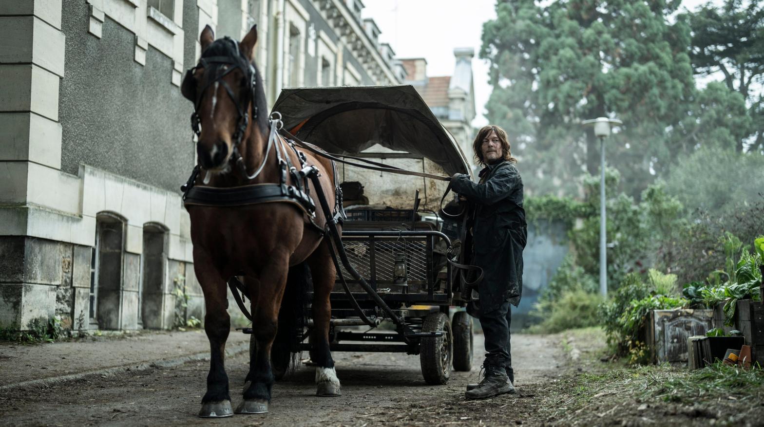 A first-look image from The Walking Dead: Daryl Dixon (Image: AMC)