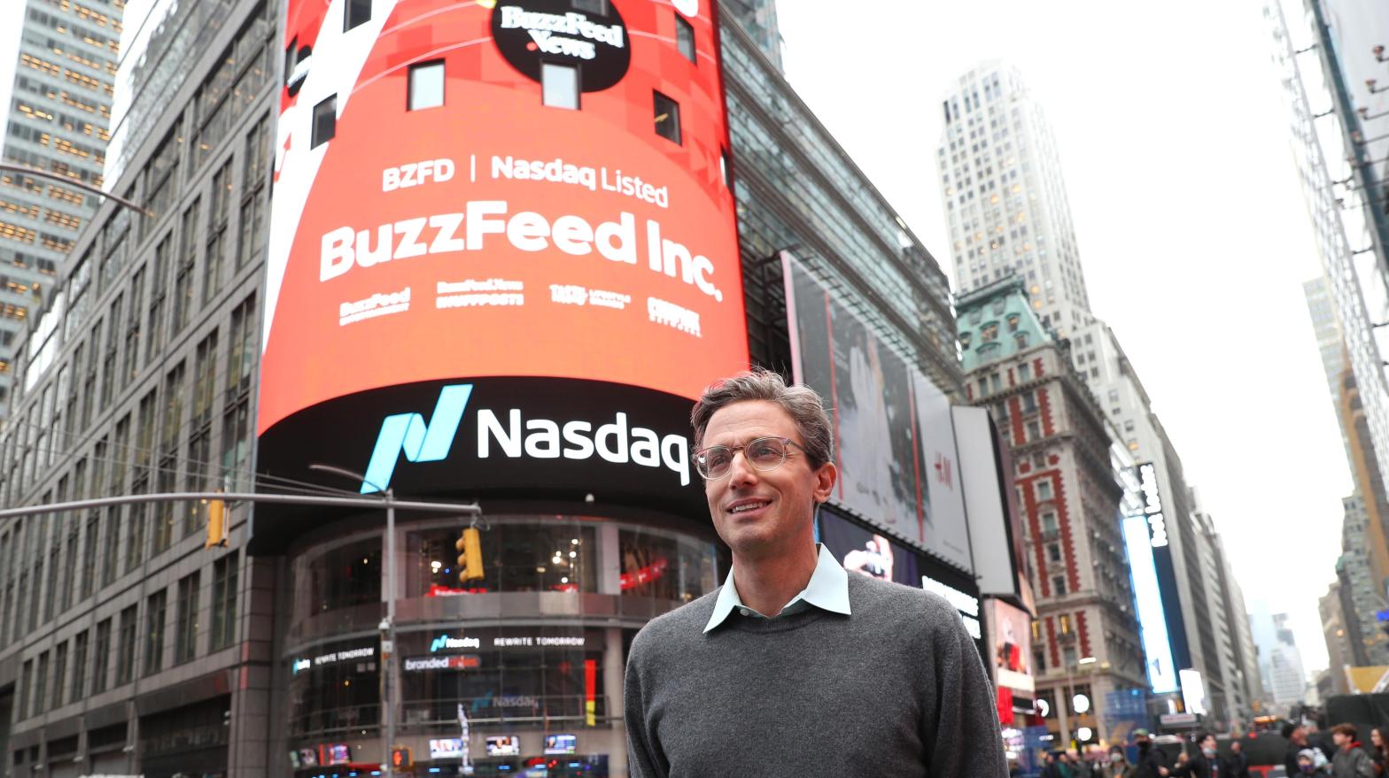 BuzzFeed CEO Jonah Peretti has been bullish on AI tech and has pushed integrating it onto the website.  (Photo: Bennett Raglin, Getty Images)