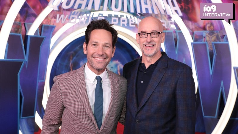 Paul Rudd and Peyton Reed on the red carpet for Ant-Man and the Wasp: Quantumania.  (Image: Marvel Studios)