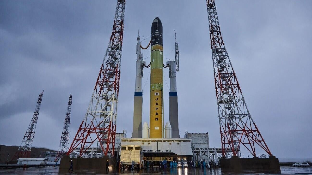 The H3 rocket during a wet dress rehearsal in 2021.  (Photo: JAXA)